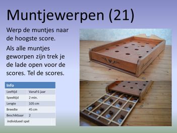 Oud Hollandse spellen - Muntjewerpen